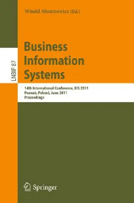 Buy Business Information Systems (English, Witold Abramowicz) — BookShops.in