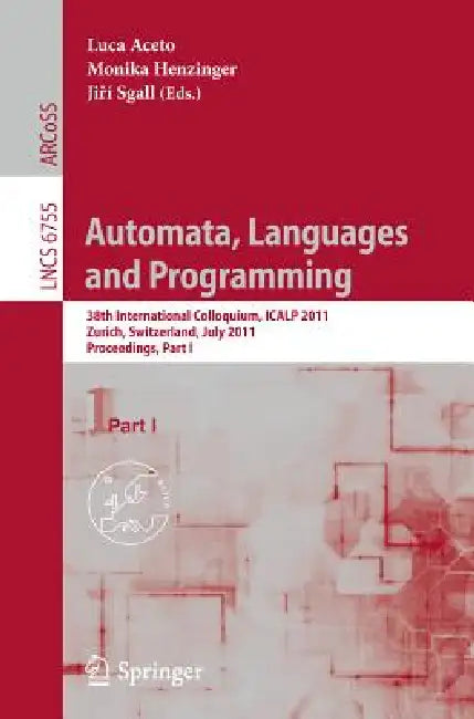 Buy Automata, Languages and Programming (English, Luca Aceto | Monika Henzinger | Jiří Sgall) — BookShops.in