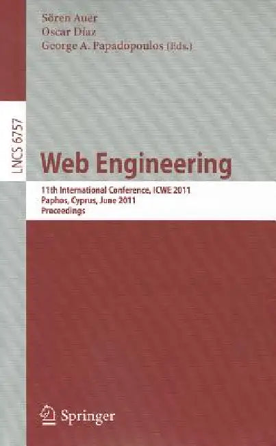 Buy Web Engineering (English, Sören Auer | Oscar Diaz | George A. Papadopoulos) — BookShops.in