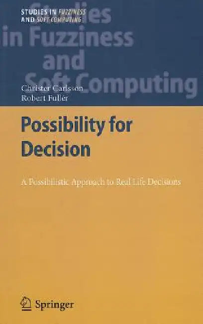 Buy Possibility for Decision (English, Christer Carlsson | Robert Fuller) — BookShops.in
