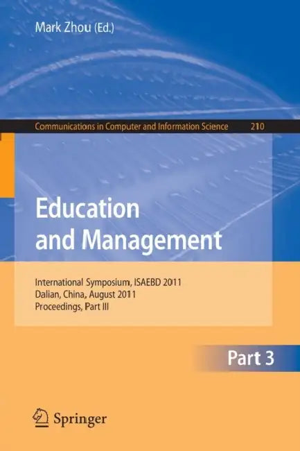 Buy Education and Management, Part 3 (English, Mark Zhou) — BookShops.in