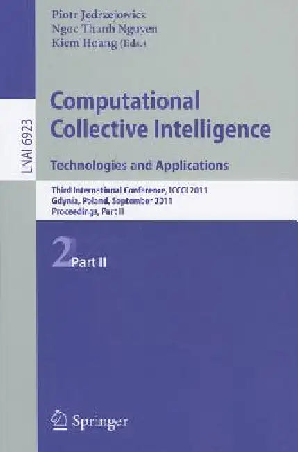 Buy Computational Collective Intelligence, Part 2 (English, Piotr Jedrzejowicz | Ngoc Thanh Nguyen) — BookShops.in
