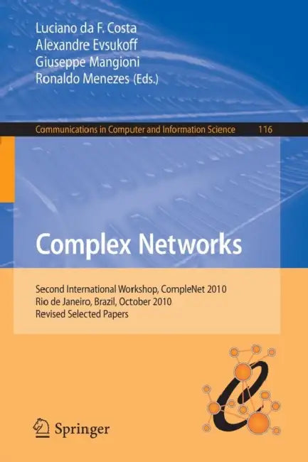 Buy Complex Networks (English, Luciano Da F. Costa | Alexandre Evuskoff | Giuseppe Mangioni) — BookShops.in