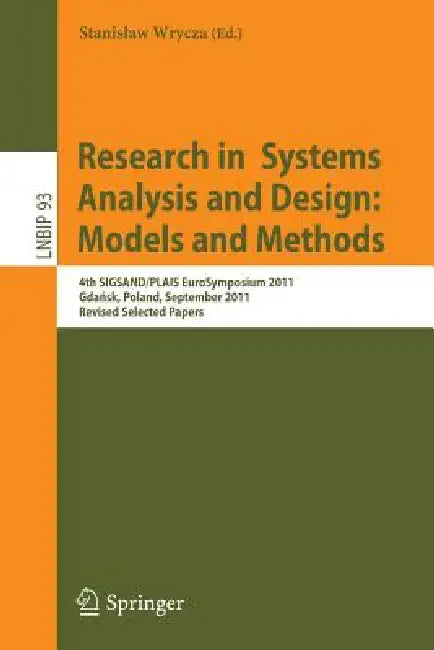 Buy Research in Systems Analysis and Design (English, Stanislaw Wrycza) — BookShops.in