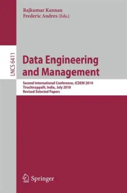 Buy Data Engineering and Management (English, Rajkumar Kannan | Frederic Andres) — BookShops.in