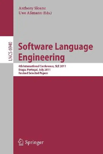 Buy Software Language Engineering (English, Anthony Sloane | Uwe Aßmann) — BookShops.in