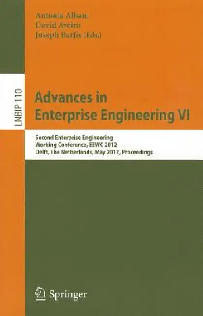Buy Advances in Enterprise Engineering VI (English, Antonia Albani | David Aveiro | Joseph Barjis) — BookShops.in