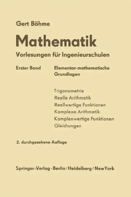 Buy Elementar-Mathematische Grundlagen (English, Gert Böhme) — BookShops.in