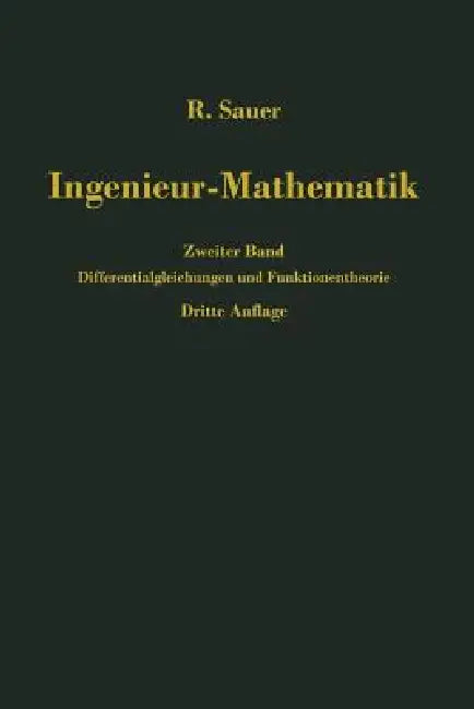 Buy Ingenieur-Mathematik (English, Robert Sauer) — BookShops.in