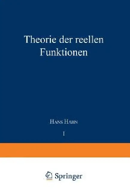 Buy Theorie Der Reellen Funktionen (English, Na Hahn) — BookShops.in
