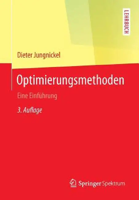 Optimierungsmethoden (English, Dieter Jungnickel)