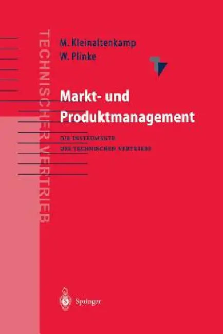 Buy Markt- Und Produktmanagement (English, W. Engelhardt | Michael Kleinaltenkamp | S. Fließ) — BookShops.in