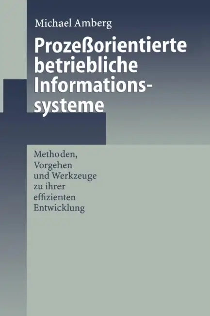 Buy Prozeßorientierte Betriebliche Informationssysteme (English, Michael Amberg) — BookShops.in