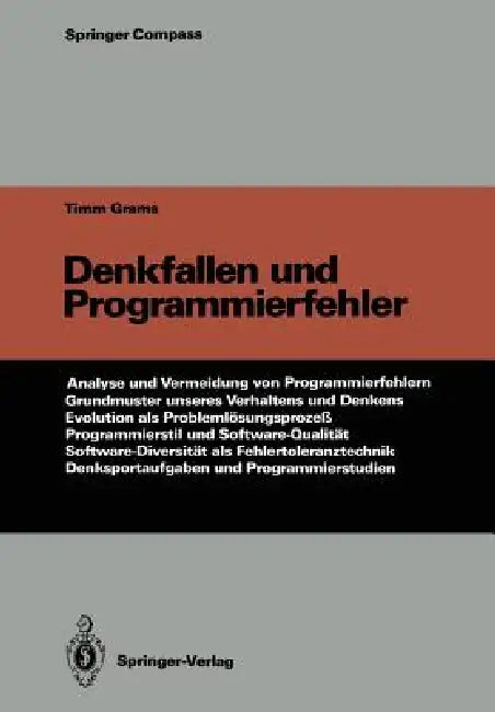 Denkfallen Und Programmierfehler (English, Timm Grams)