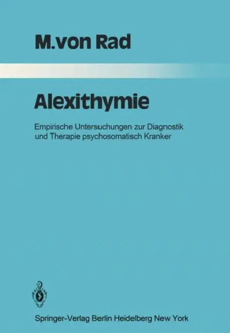 Alexithymie (English, M. V. Rad)
