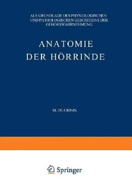 Buy Anatomie Der Hörrinde | by Max De Crinis | Springer | by Max De Crinis | Springer | by Max De Crinis | Springer | by Max De Crinis | Springer | by Max De Crinis | Springer | by Max De Crinis | Springer | by Max De Crinis | Springer | by Max De Crinis | Springer | by Max De Crinis | Springer | by Max De Crinis | Springer | by Max De Crinis | Springer | by Max De Crinis | Springer | by Max De Crinis | Springer | by Max De Crinis | Springer | by Max De Crinis | Springer | by Max De Crinis | Springe — BookShops.in