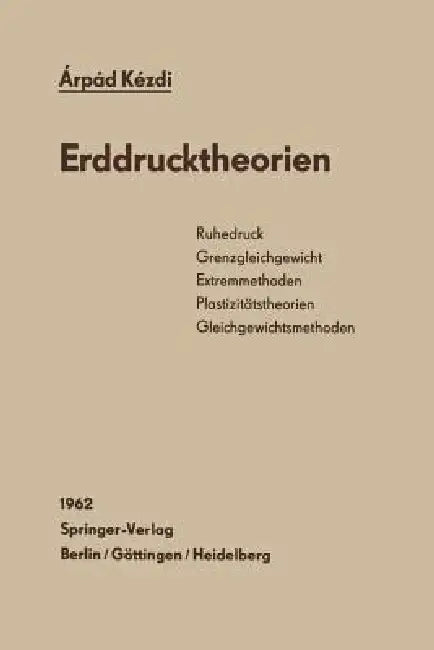 Buy Erddrucktheorien | by Arpad Kezdi | Springer | by Arpad Kezdi | Springer | by Arpad Kezdi | Springer | by Arpad Kezdi | Springer | by Arpad Kezdi | Springer | by Arpad Kezdi | Springer | by Arpad Kezdi | Springer | by Arpad Kezdi | Springer | by Arpad Kezdi | Springer | by Arpad Kezdi | Springer | by Arpad Kezdi | Springer | by Arpad Kezdi | Springer | by Arpad Kezdi | Springer | by Arpad Kezdi | Springer | by Arpad Kezdi | Springer | by Arpad Kezdi | Springer | by Arpad Kezdi | Springer | by Ar — BookShops.in