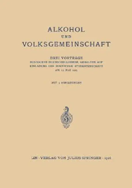 Buy Alkohol Und Volksgemeinschaft (English, T. H. Von Wasielewski | M. Rosenfeld | Hans Winterstein) — BookShops.in