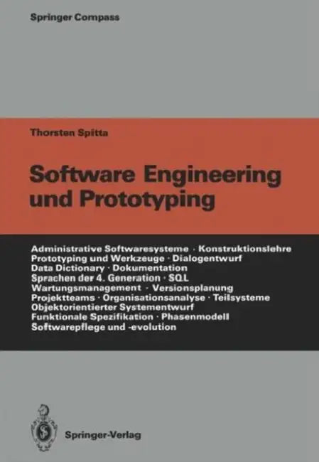 Buy Software Engineering Und Prototyping | by Irmela Spitta | Thorsten Spitta | Springer | by Irmela Spitta | Thorsten Spitta | Springer | by Irmela Spitta | Thorsten Spitta | Springer | by Irmela Spitta | Thorsten Spitta | Springer | by Irmela Spitta | Thorsten Spitta | Springer | by Irmela Spitta | Thorsten Spitta | Springer | by Irmela Spitta | Thorsten Spitta | Springer | by Irmela Spitta | Thorsten Spitta | Springer | by Irmela Spitta | Thorsten Spitta | Springer | by Irmela Spitta | Thorsten S — BookShops.in