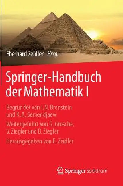 Buy Springer-Handbuch Der Mathematik I (English, Eberhard Zeidler | Eberhard Zeidler) — BookShops.in