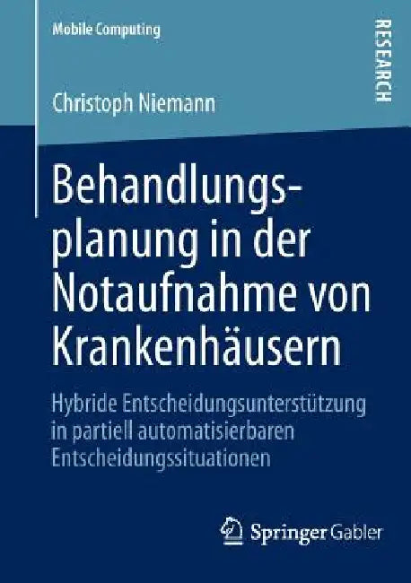 Buy Behandlungsplanung in Der Notaufnahme Von Krankenhäusern (English, Christoph Niemann) — BookShops.in