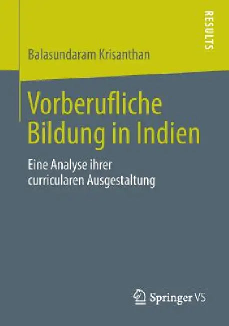 Buy Vorberufliche Bildung in Indien (English, Balasundaram Krisanthan) — BookShops.in