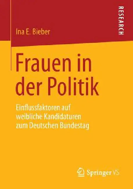 Frauen in Der Politik (English, Ina E. Bieber)