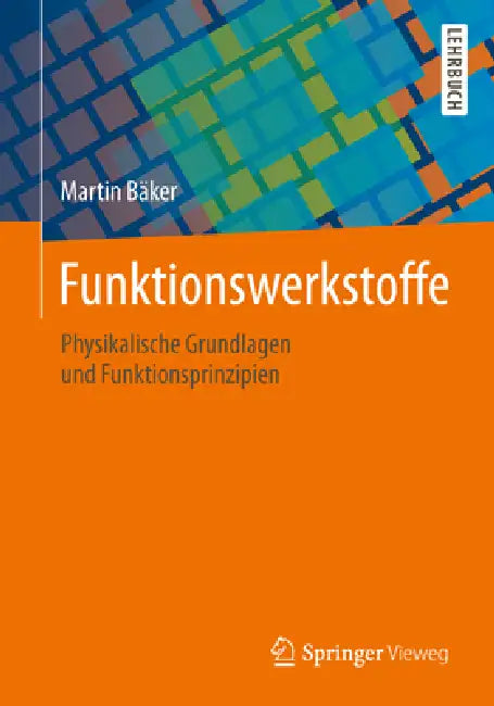 Buy Funktionswerkstoffe (English, Martin Bäker) — BookShops.in