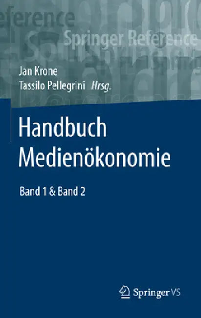 Handbuch Medienökonomie (English, Jan Krone | Tassilo Pellegrini)