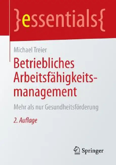 Buy Betriebliches Arbeitsfähigkeitsmanagement (English, Michael Treier) — BookShops.in