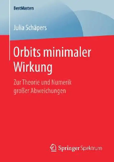 Buy Orbits Minimaler Wirkung (English, Julia Schäpers) — BookShops.in