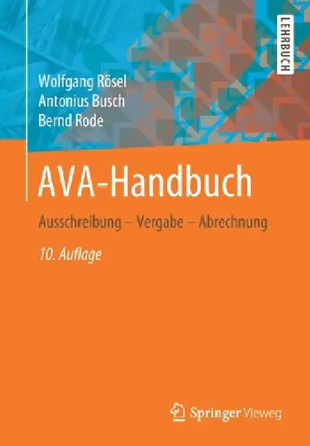 Buy Ava-Handbuch (English, Wolfgang Rösel | Antonius Busch | Bernd Rode) — BookShops.in