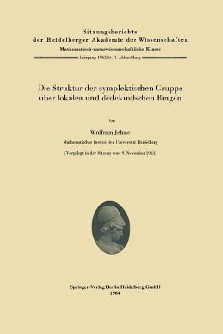 Buy Die Struktur Der Symplektischen Gruppe Über Lokalen Und Dedekindschen Ringen (English, Wolfram Jehne) — BookShops.in