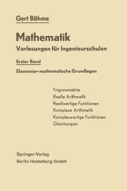 Buy Mathematik (English, Gert Böhme) — BookShops.in