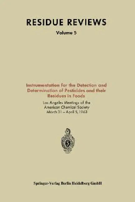 Buy Instrumentation for the Detection and Determination of Pesticides and Their Residues in Foods (English, Kenneth A. Loparo) — BookShops.in