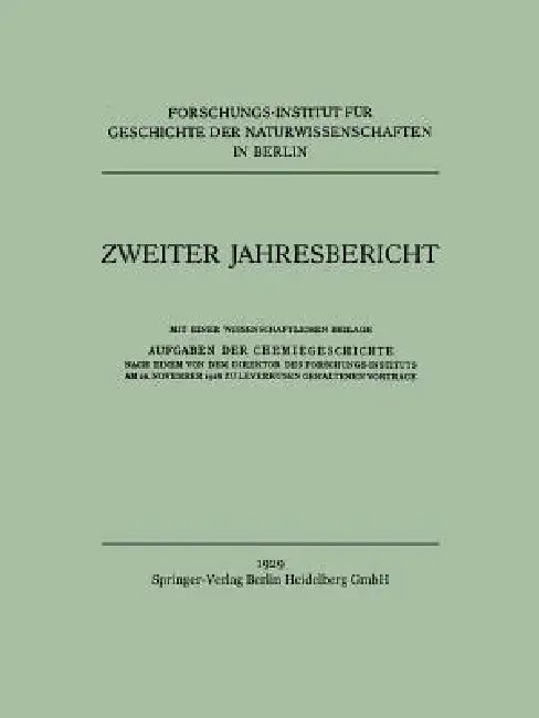 Buy Zweiter Jahresbericht (English, J. Ruska) — BookShops.in