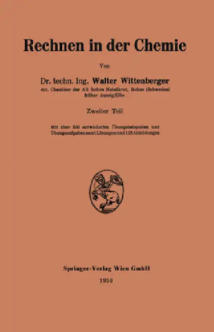 Buy Rechnen in der Chemie (English, Walter Wittenberger) — BookShops.in