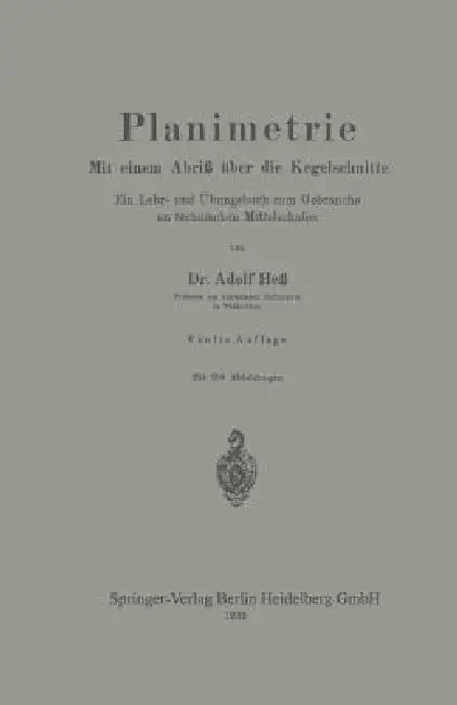 Buy Planimetrie (English, Adolf Hess) — BookShops.in