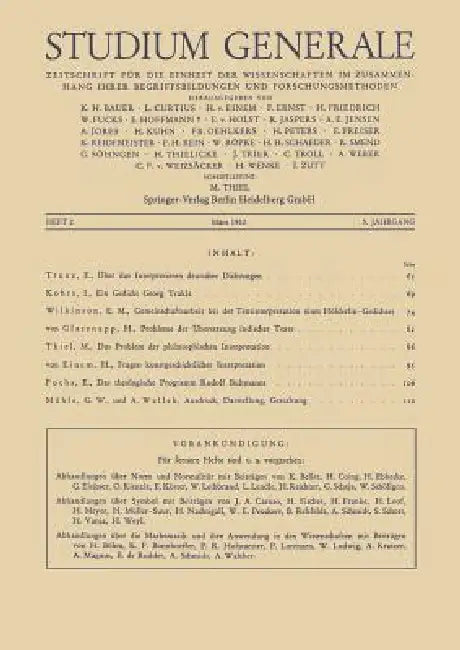 Buy Studium Generale (English, Helmuth Von Glasenapp) — BookShops.in