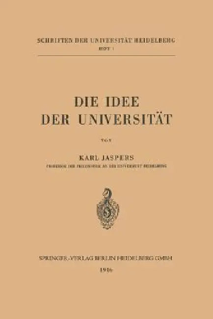 Buy Die Idee Der Universität (English, Karl Jaspers) — BookShops.in