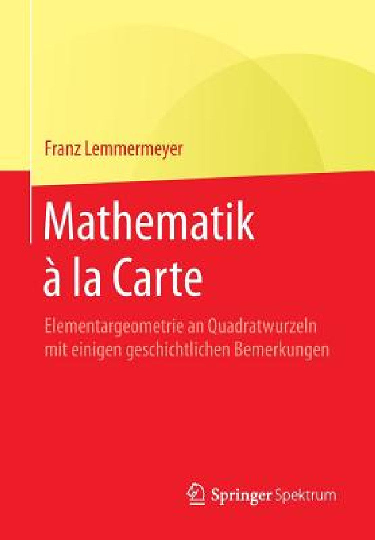 Buy Mathematik À La Carte (English, Franz Lemmermeyer) — BookShops.in