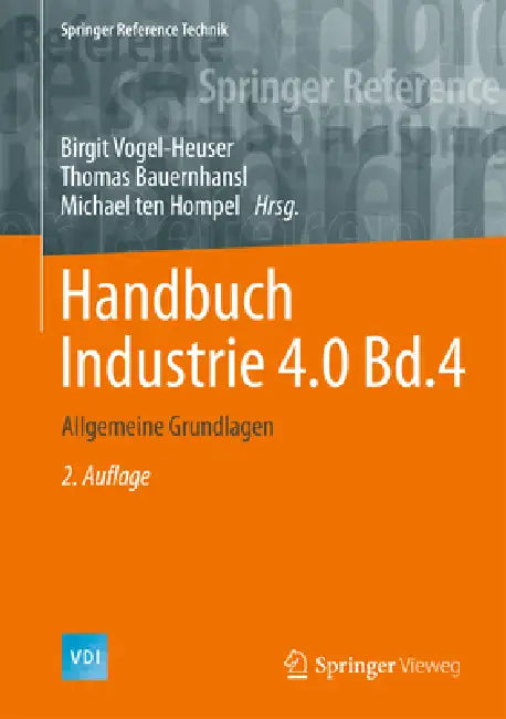 Buy Handbuch Industrie 4.0 Bd.4 (English, Birgit Vogel-Heuser | Thomas Bauernhansl | Michael Ten Hompel) — BookShops.in