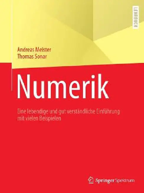 Buy Numerik (English, Andreas Meister | Thomas Sonar) — BookShops.in