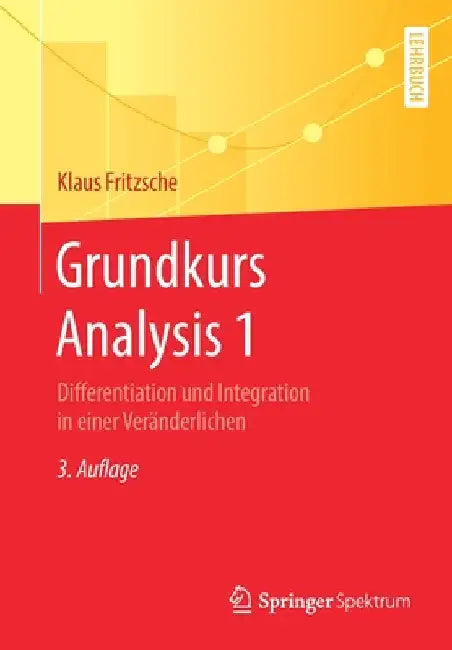 Buy Grundkurs Analysis 1 (English, Klaus Fritzsche) — BookShops.in