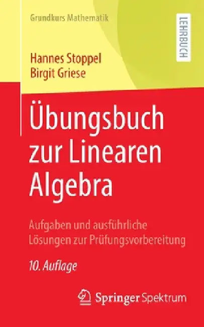 Übungsbuch Zur Linearen Algebra (English, Hannes Stoppel | Birgit Griese)