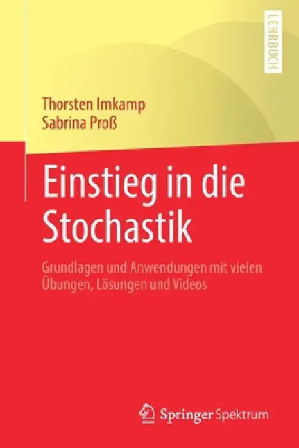 Einstieg in Die Stochastik (English, Thorsten Imkamp | Sabrina Proß)