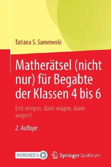 Buy Matherätsel (Nicht Nur) Für Begabte Der Klassen 4 Bis 6 (English, Tatiana S. Samrowski) — BookShops.in