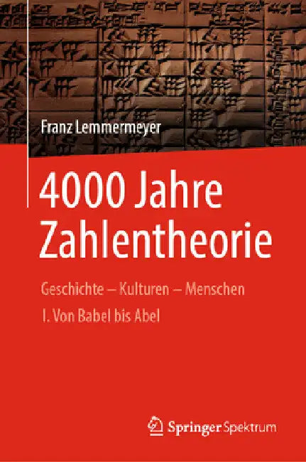 4000 Jahre Zahlentheorie (English, Franz Lemmermeyer)
