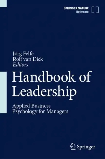 Buy Handbook of Leadership (English, Jörg Felfe | Rolf Van Dick) — BookShops.in