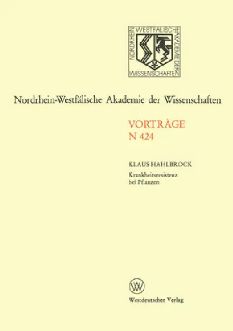 Buy Krankheitsresistenz bei Pflanzen Von der Grundlagenforschung zu modernen Züchtungsmethoden (English, Klaus Hahlbrock) — BookShops.in